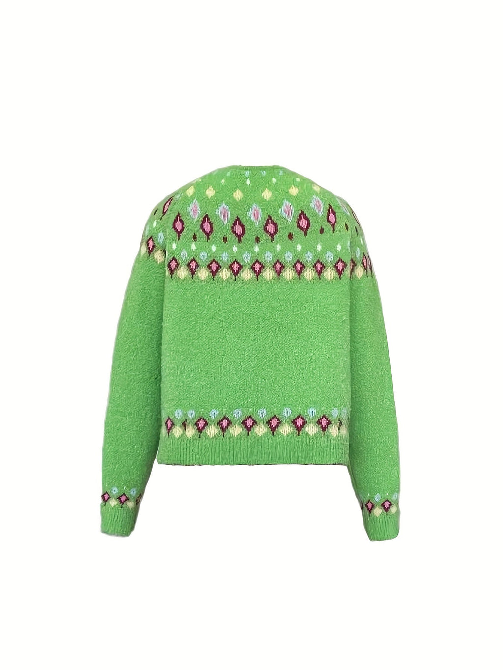 Rhiannon Williams | Nordic Patterned Knit Cardigan