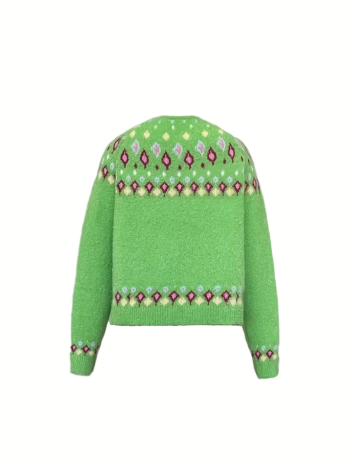 Rhiannon Williams | Nordic Patterned Knit Cardigan