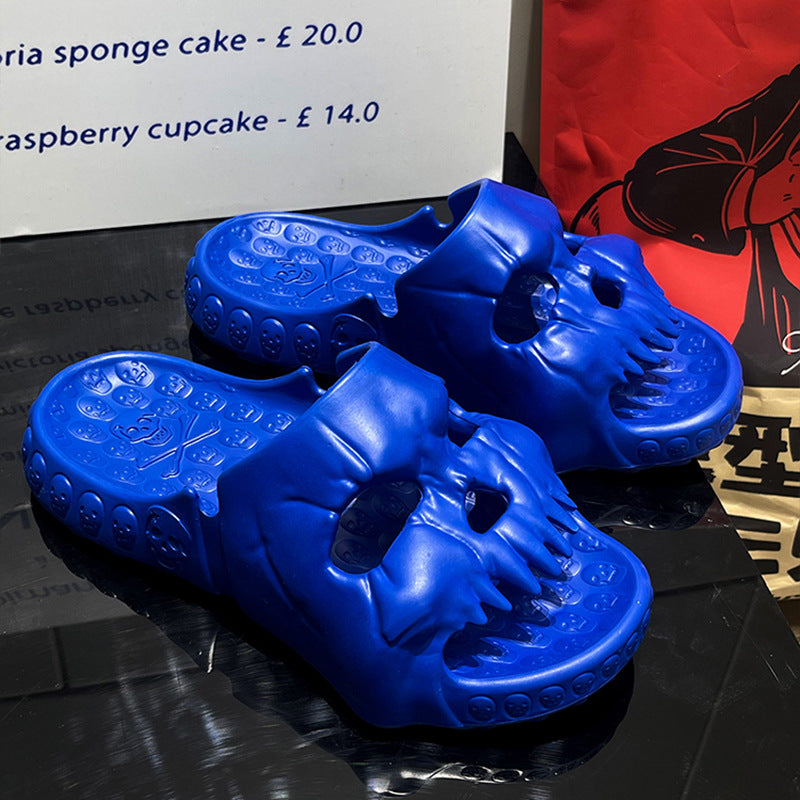 Nigel Trevelyan | Skull-Face Halloween Slippers