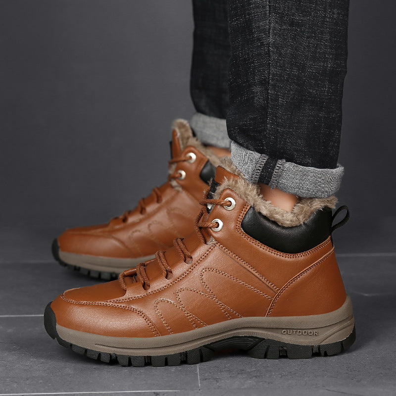 Rowan Griffiths | Warm Leather Winter Boots For Men