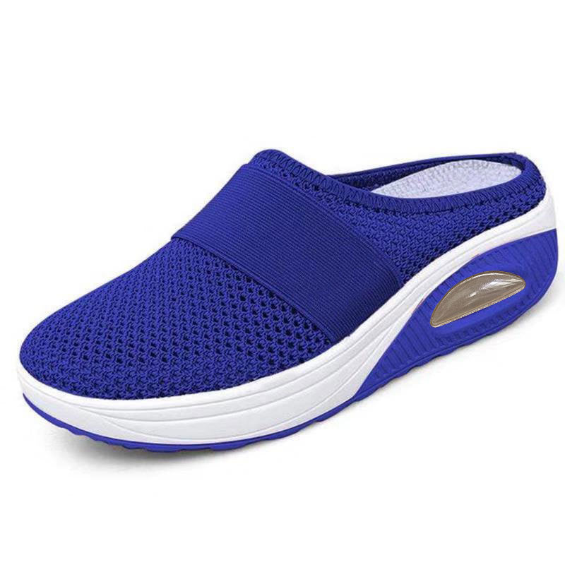 Cecily Hartwell | Mesh Slip-On Slippers With Platform Sole
