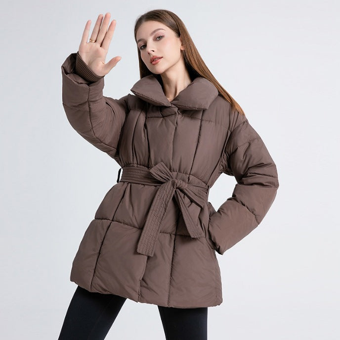 Josephine Marlowe | Belted Puffer Jacket for Women