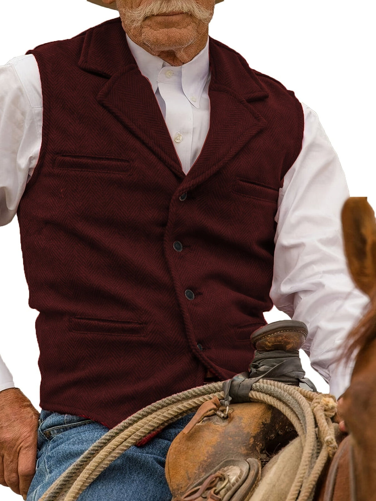 Percy Fairweather | Heritage Herringbone Vest