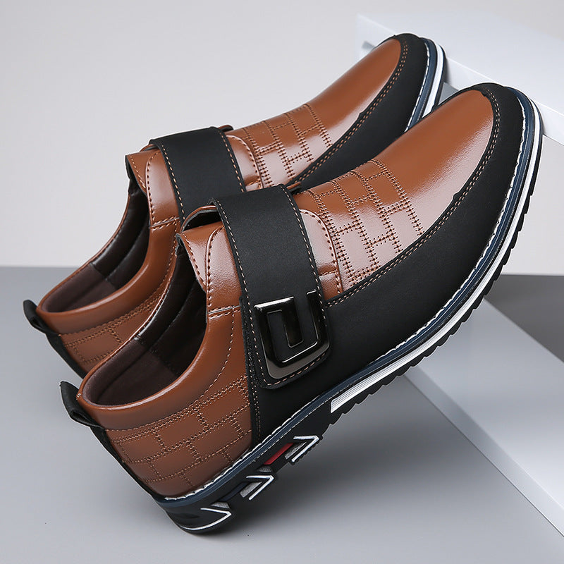 Rhys Bannerman | Leather Colour-Block Loafers For Men