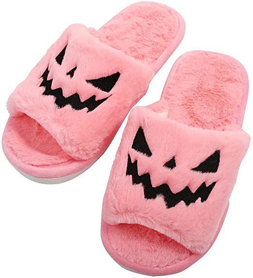 Phoebe Attwood | Pumpkin Face Halloween Slippers