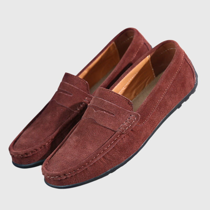 Poppy Winstanley | Suede Penny Loafers For Women