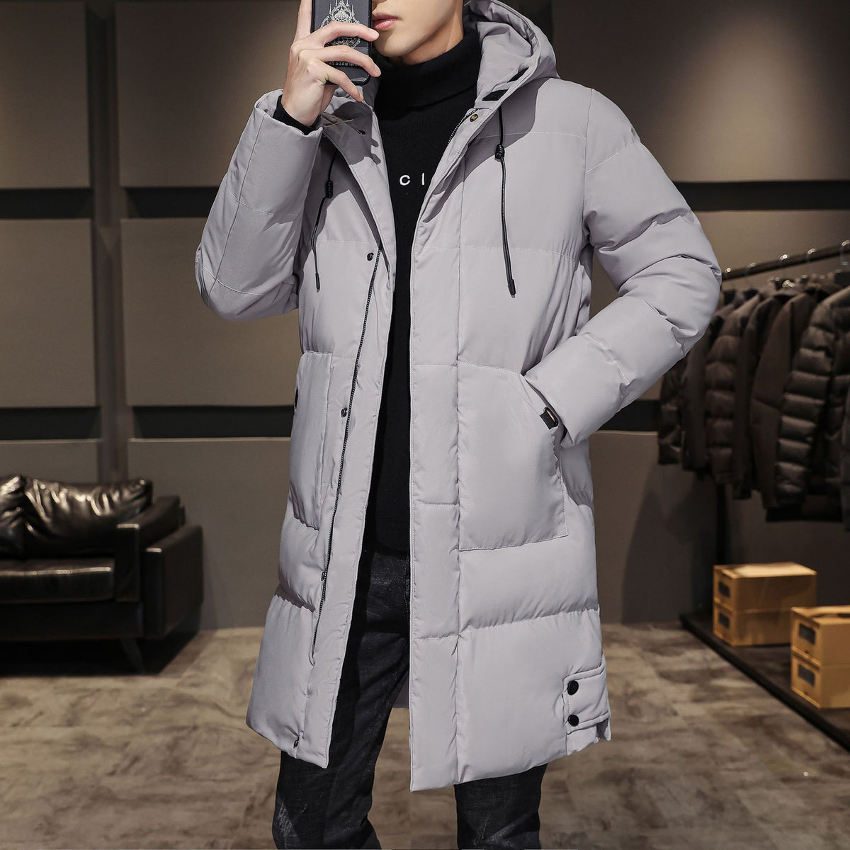 Marcus Fenwick | Hooded Longline Puffer Coat