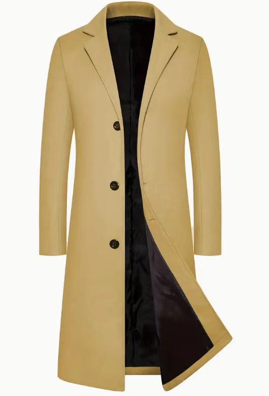 Henry Sutton | Slim-Fit Longline Trench Coat For Men