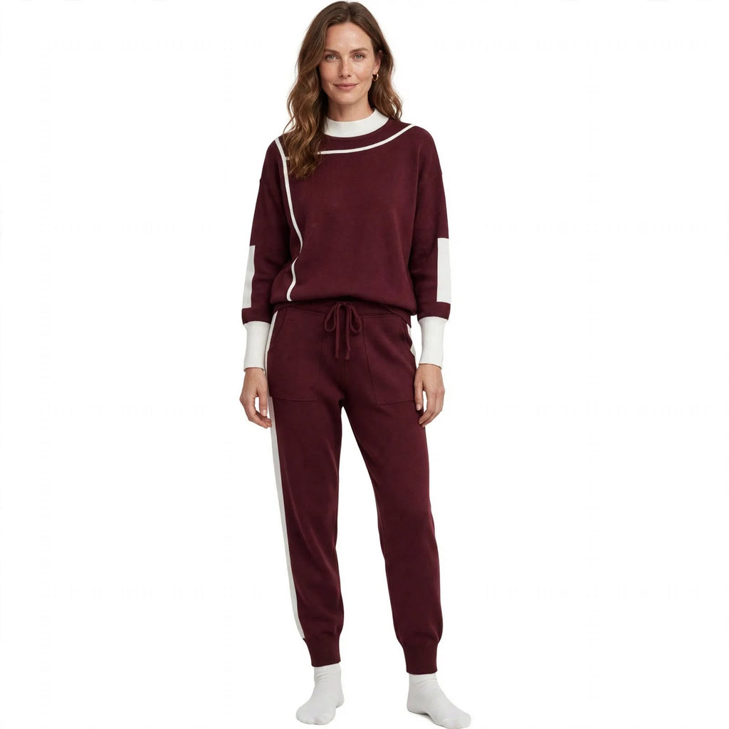 Josephine Attlee | Knitted Sweater Two-Piece Loungewear Set