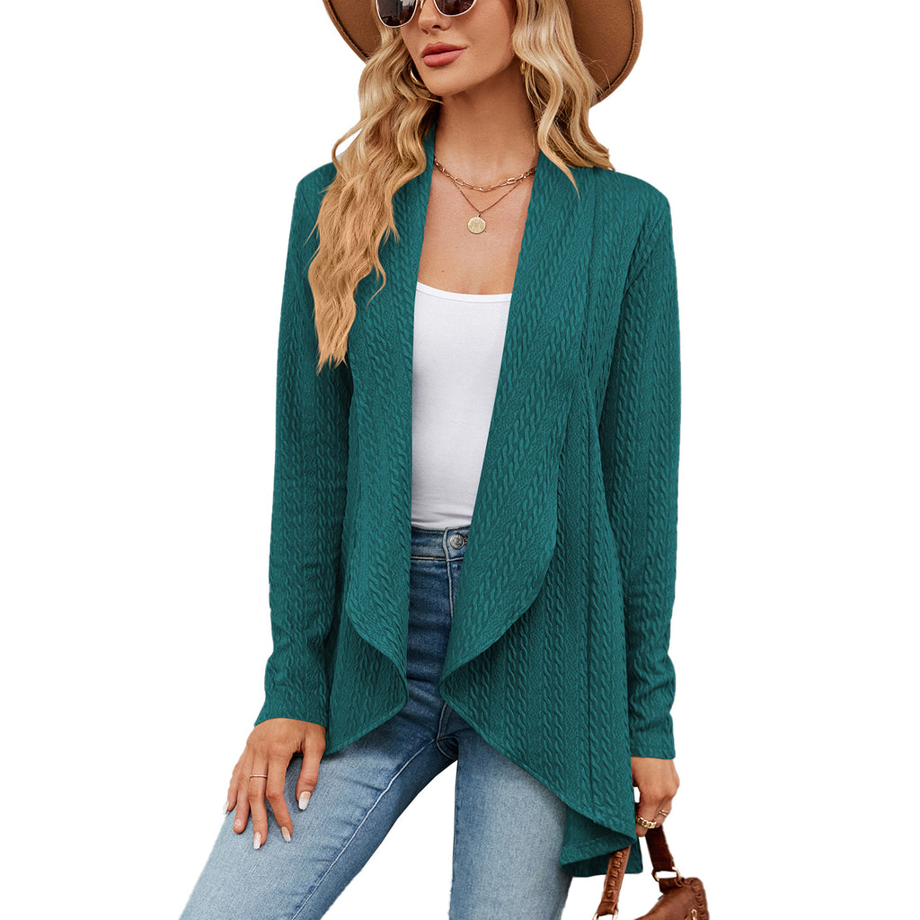 Camilla Osborne | Cable Knit Waterfall Cardigan