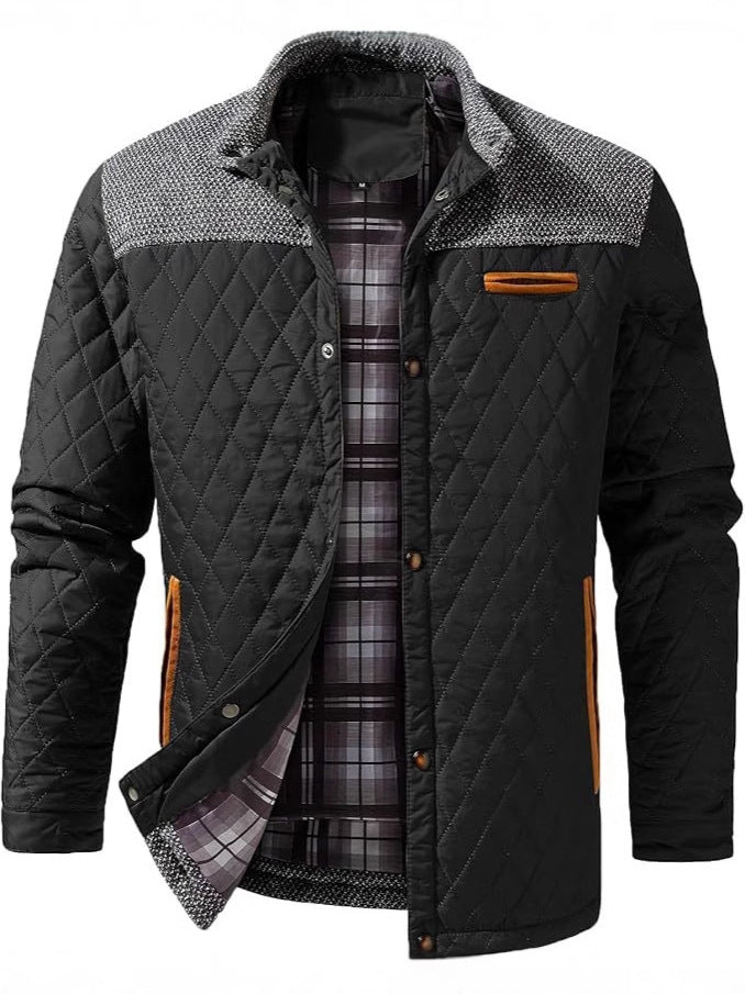 Graham Sutherland | Colour Block Quilted Jacket for Men