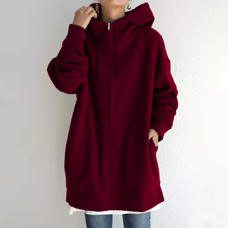 Marigold Hartley | Longline Zip-Up Hoodie