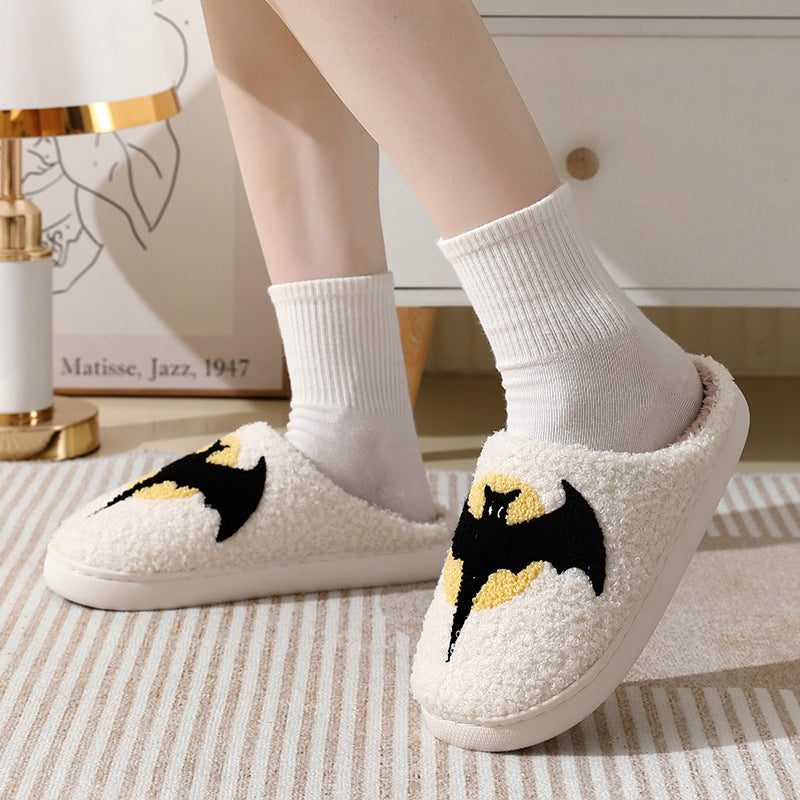 Shadow Wing | Bat Halloween Slippers For Women