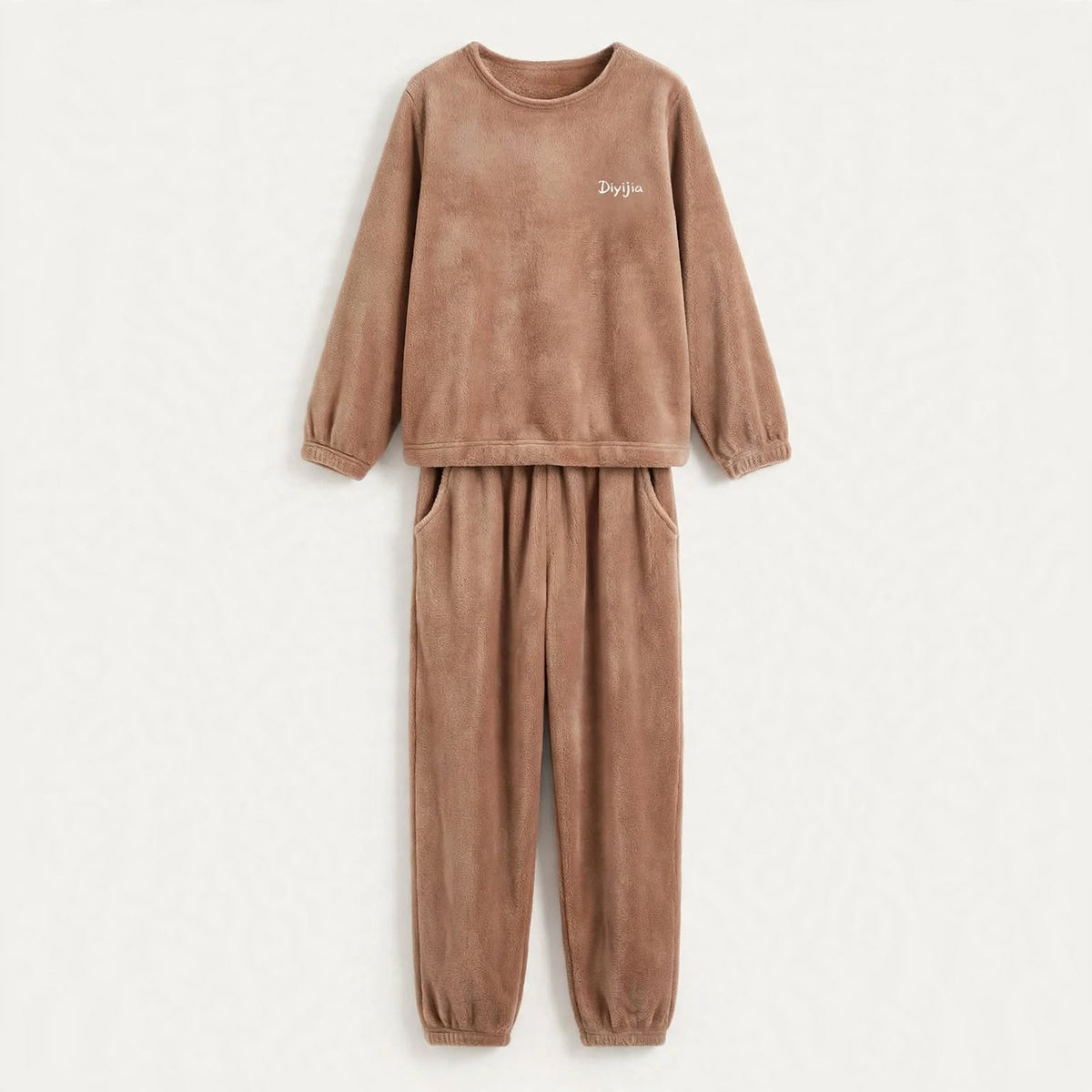 Freya Sutcliffe | Soft Fleece Pajama Set With Long Sleeves