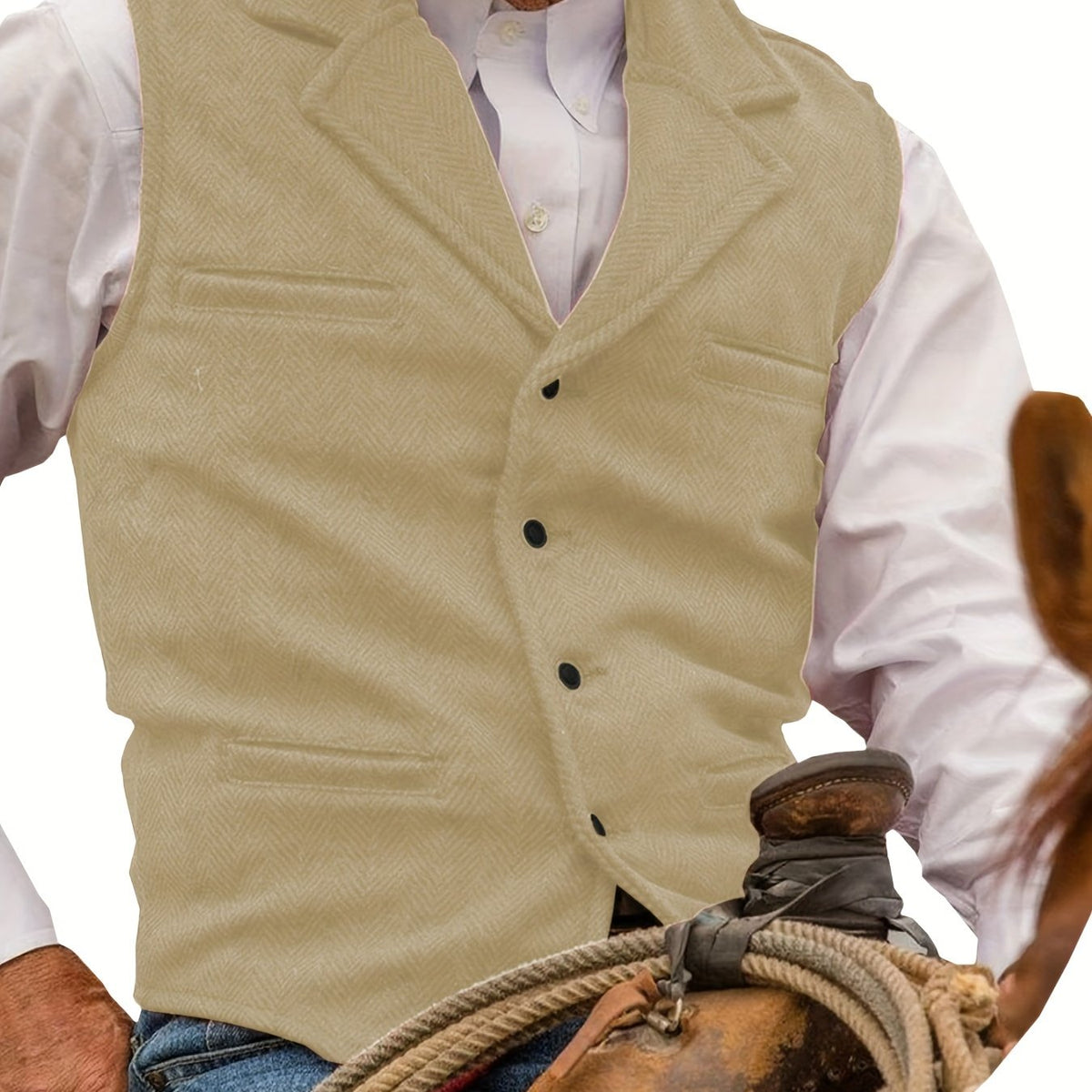 Percy Fairweather | Heritage Herringbone Vest