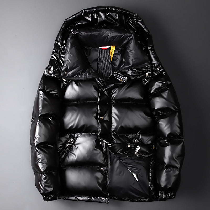 Henry Oswald | Glossy Hooded Mens Jacket