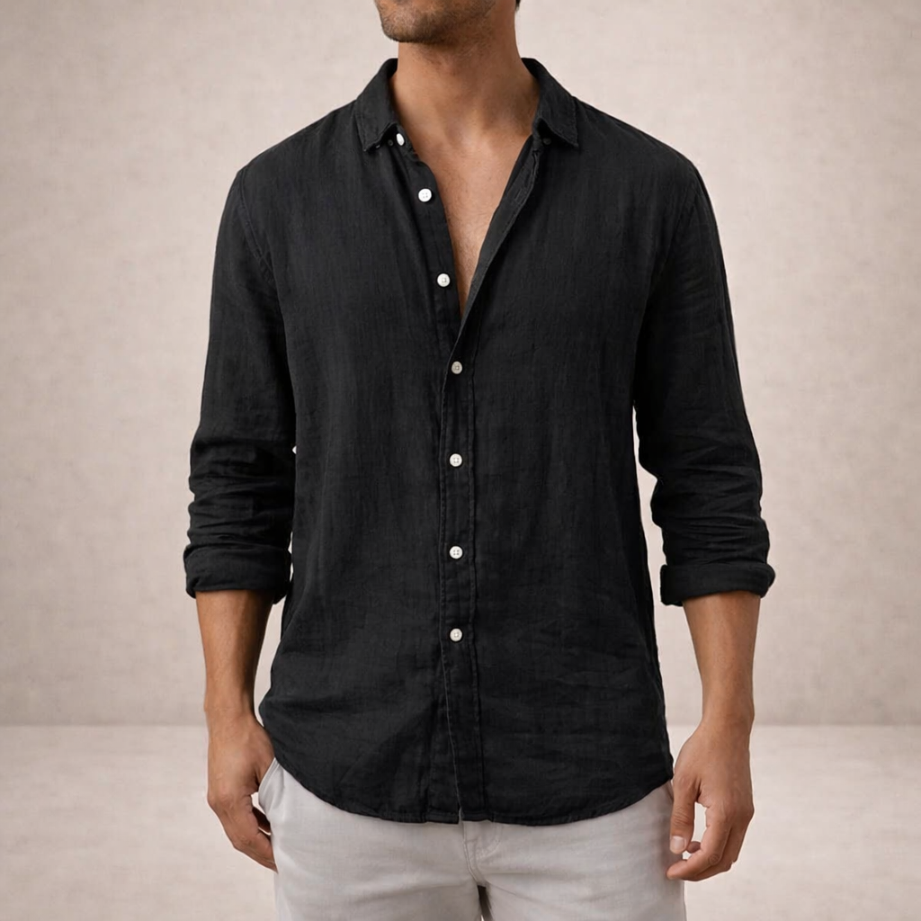 Oliver Beaumont | Luxury Linen Shirt For Men
