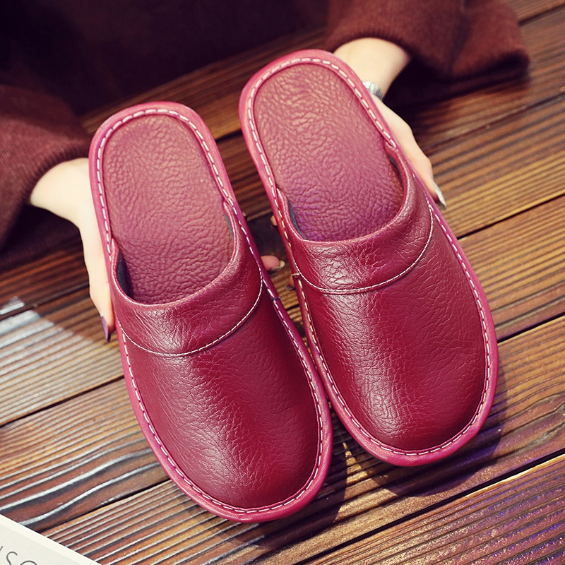 Percy Attwood | Brown Leather Slippers For Men