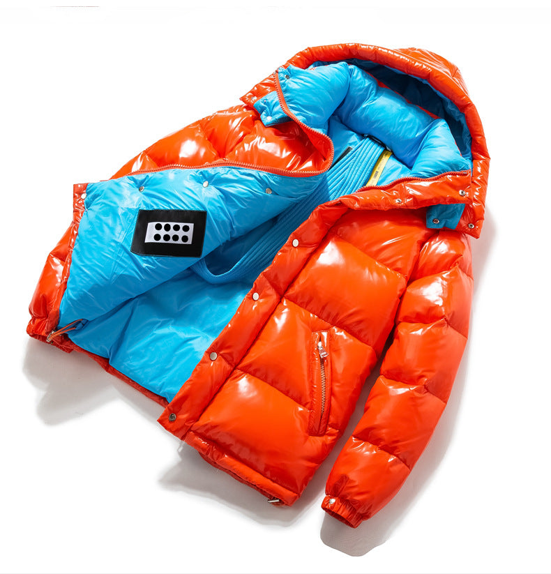 Henry Oswald | Glossy Hooded Mens Jacket