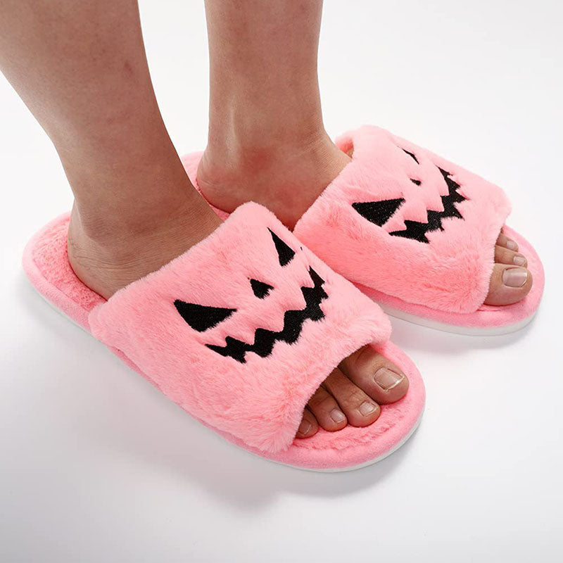 Phoebe Attwood | Pumpkin Face Halloween Slippers