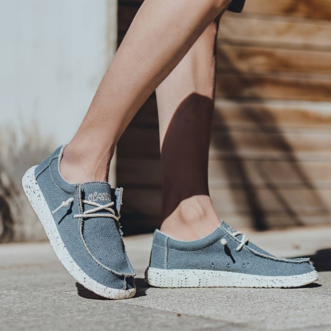 Duncan Prescott | Slip-On Canvas Loafers for Men