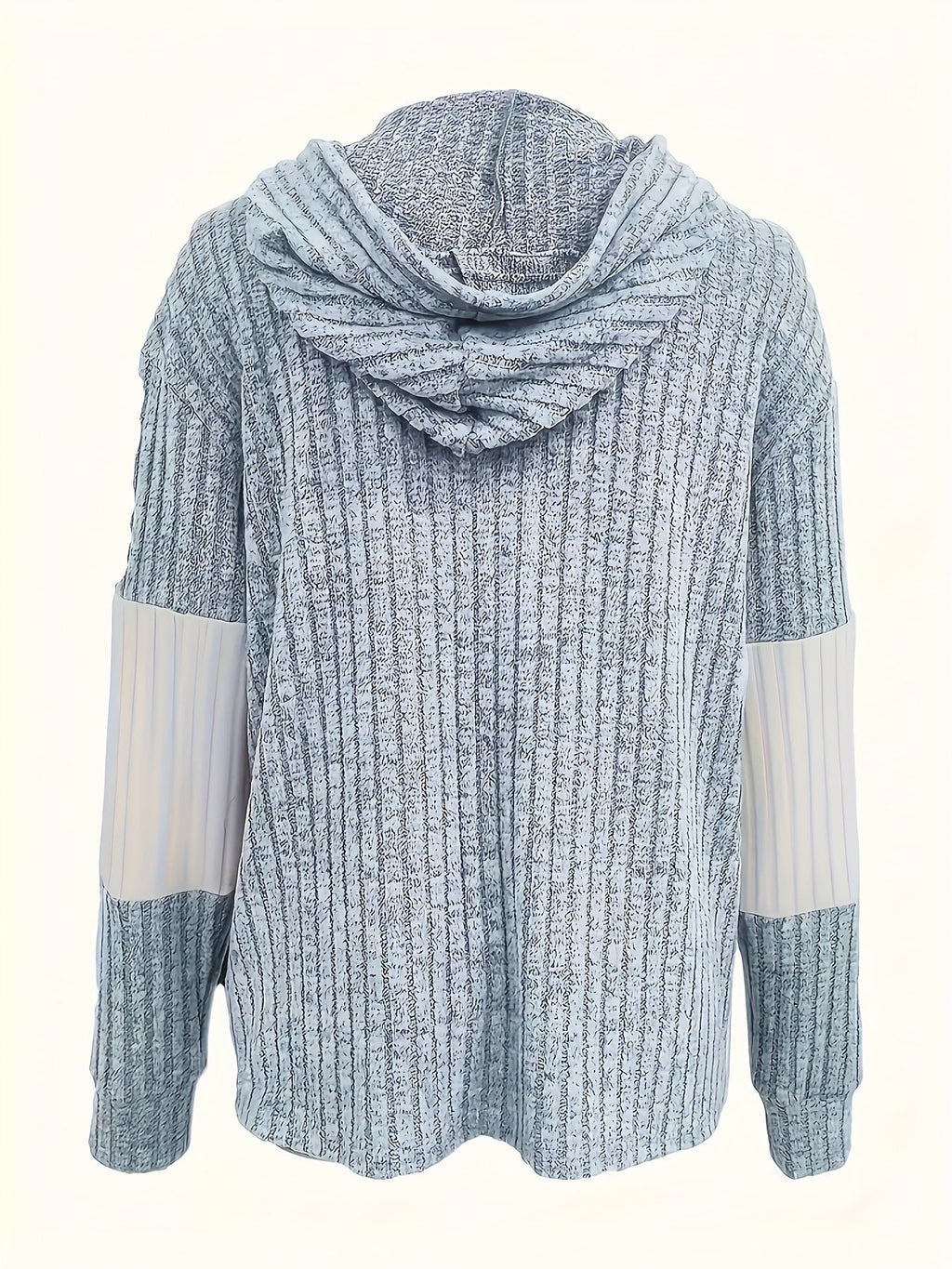 Wilhelmina Ashby | Textured Colour-Block Hooded Jacket