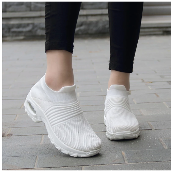 Florence Radnor | Chunky Knit Sock Sneakers For Women