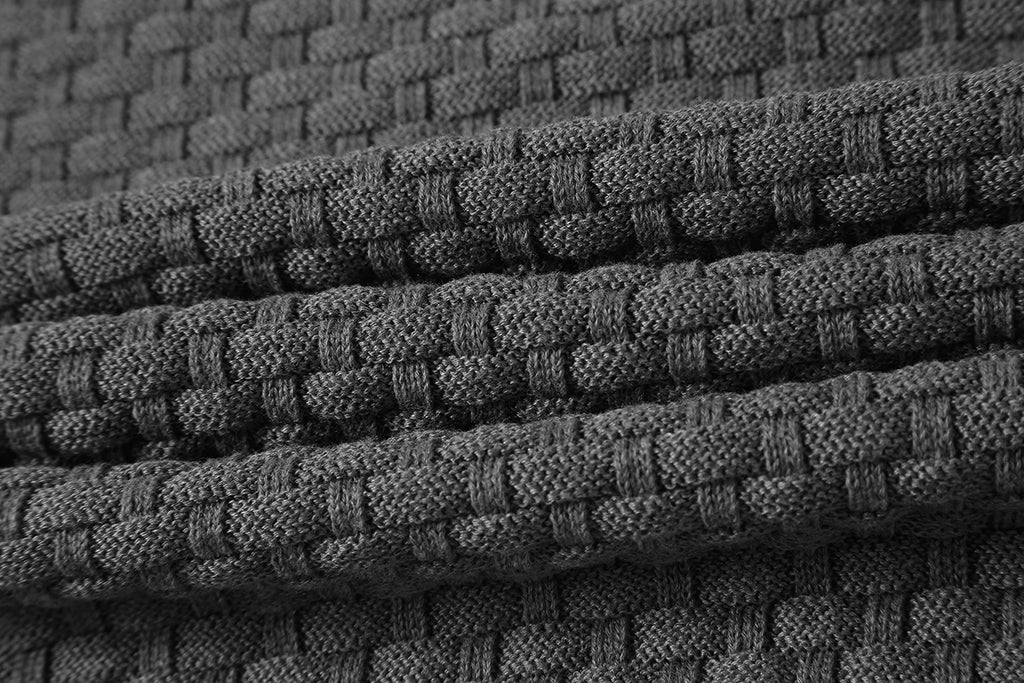 Jasper Coldwell | Textured Knit Hoodie With Drawstring Hood