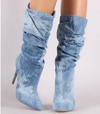 Florence Kingsley | Slouchy Suede Pointed-Toe Heeled Boots