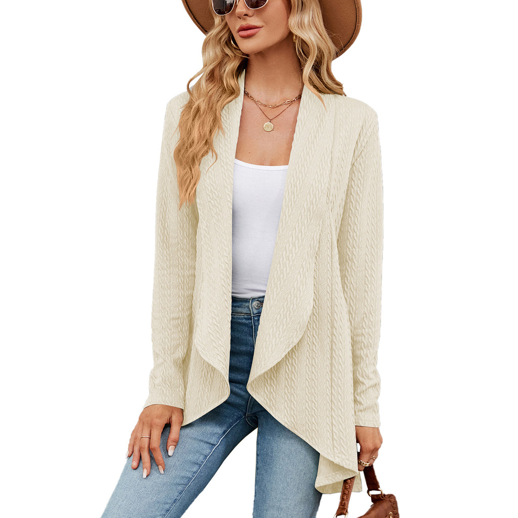 Camilla Osborne | Cable Knit Waterfall Cardigan
