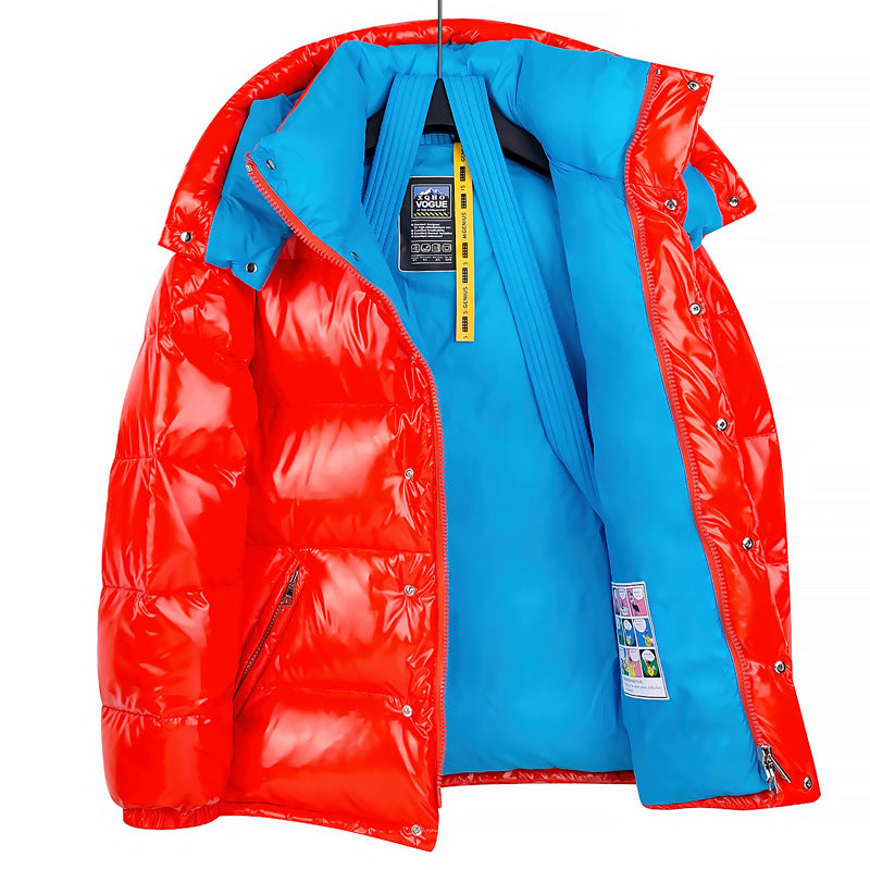 Henry Oswald | Glossy Hooded Mens Jacket
