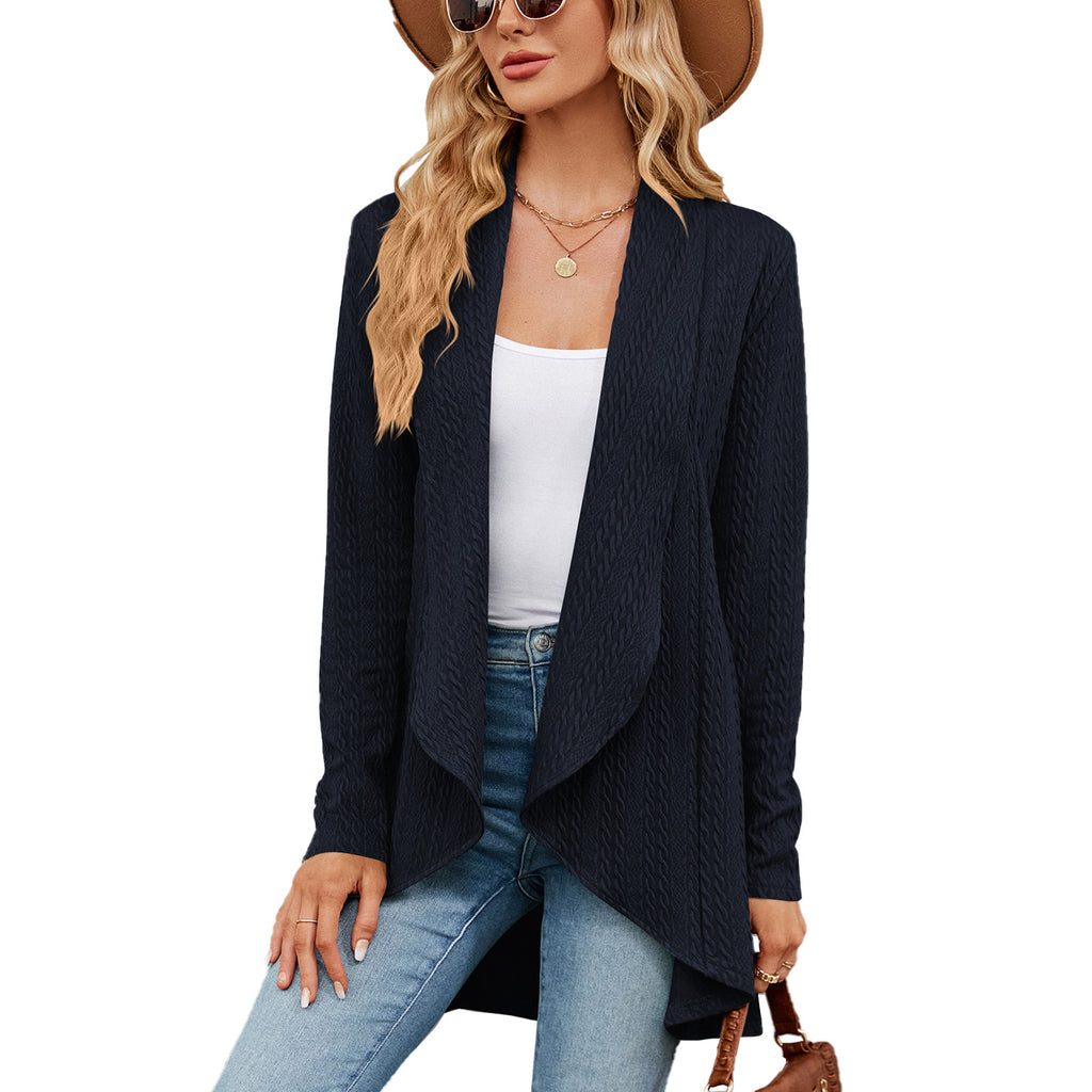 Camilla Osborne | Cable Knit Waterfall Cardigan