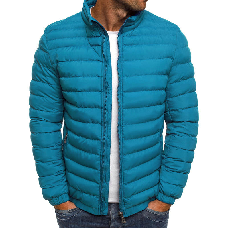Douglas Merrick | Quilted Mens Jacket With Zip-Up Front