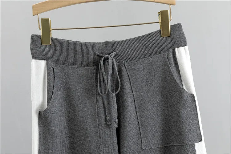 Josephine Attlee | Knitted Sweater Two-Piece Loungewear Set