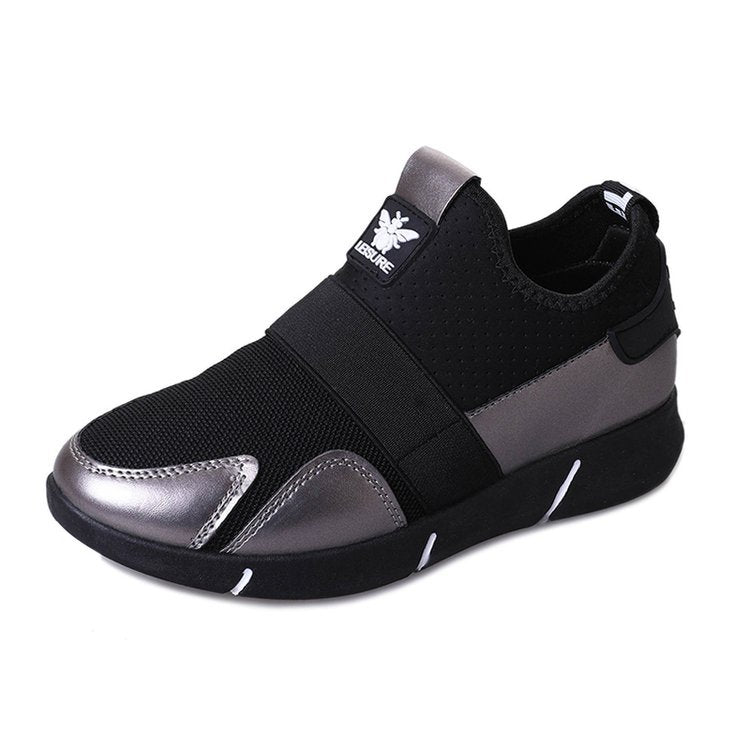 Isla Hartnett | Slip-On Sneakers with Elastic Strap Detail