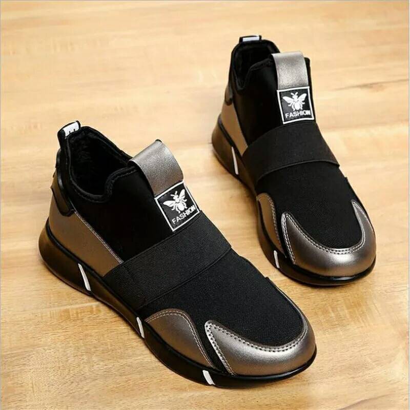 Isla Hartnett | Slip-On Sneakers with Elastic Strap Detail
