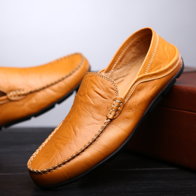 Graham Pemberton | Perforated Leather Driving Loafers