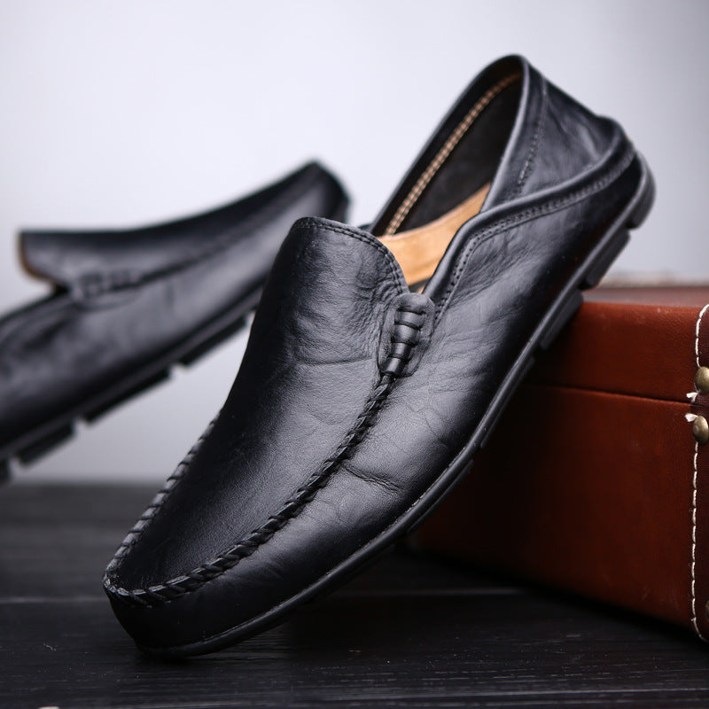 Graham Pemberton | Perforated Leather Driving Loafers