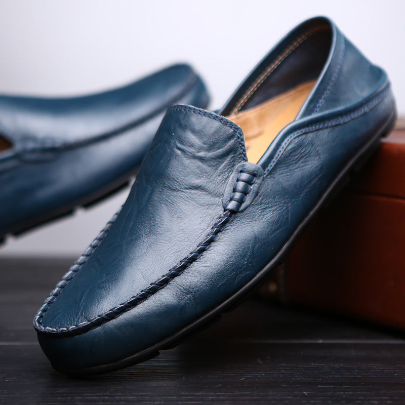 Graham Pemberton | Perforated Leather Driving Loafers
