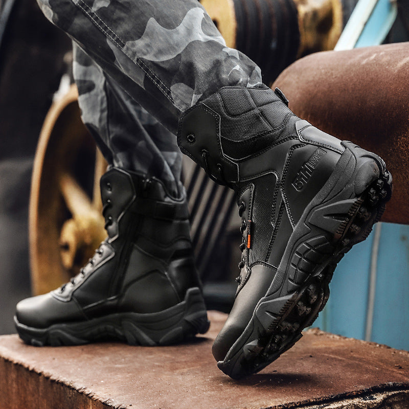 Ellis Fairholme | Rugged Tan Leather Boots For Men