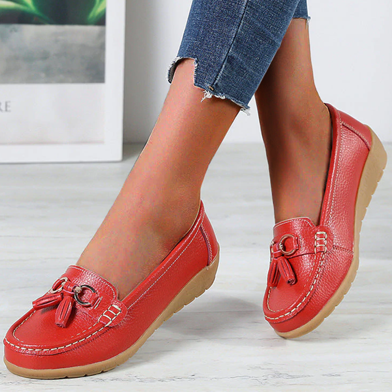 Cassandra Nightingale | Tasselled Leather Loafers