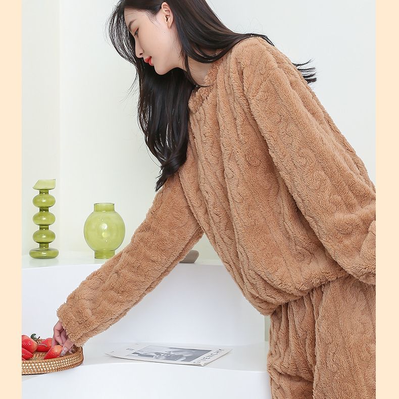 Florence Baker | Flannel Fleece Pyjama Set for Women