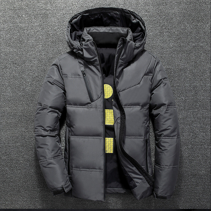 Edward Prescott | Thick Padded Mens Jacket With Hood