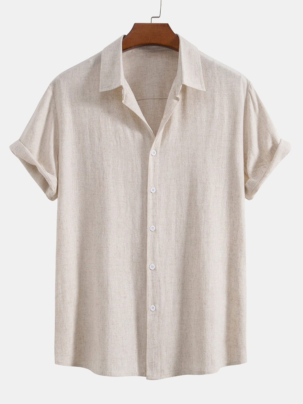 Alessio Romano | Luxury Linen Blend Short Sleeve Shirt For Men