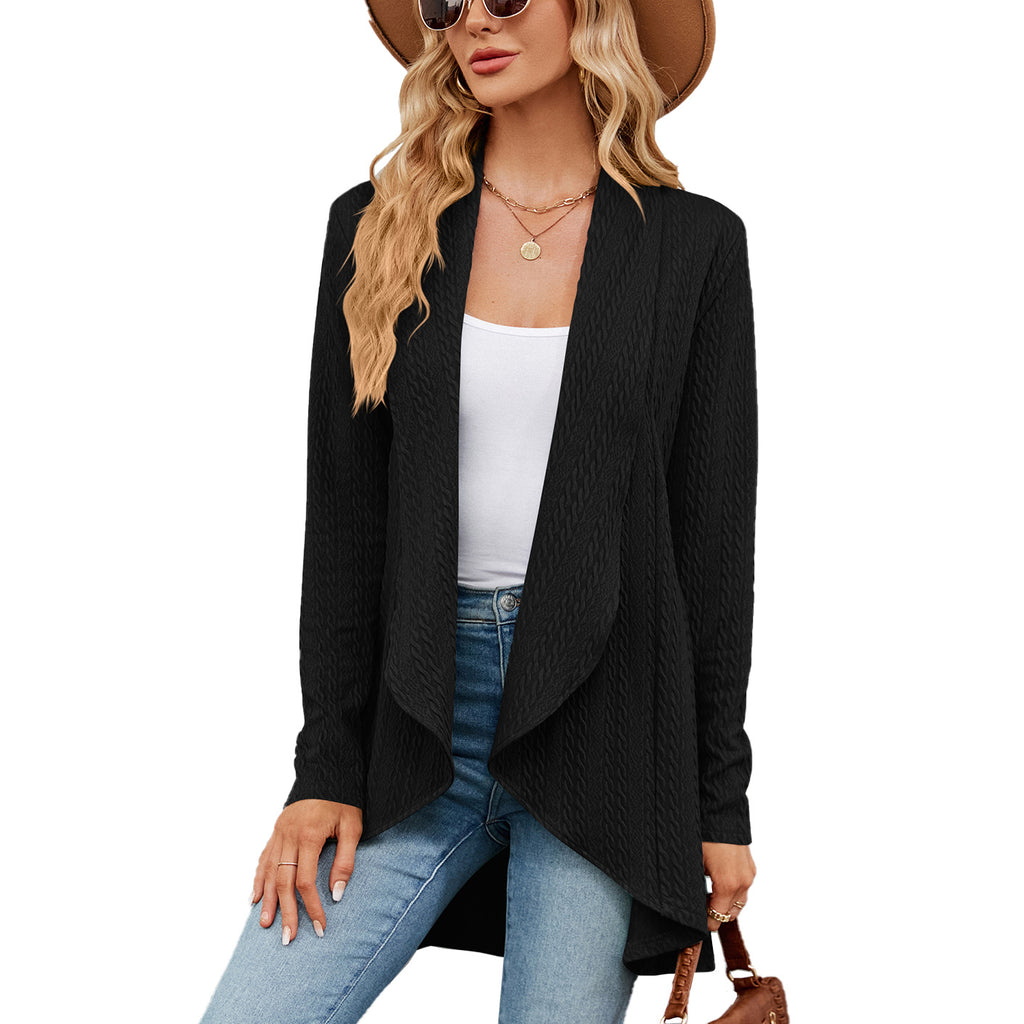 Camilla Osborne | Cable Knit Waterfall Cardigan