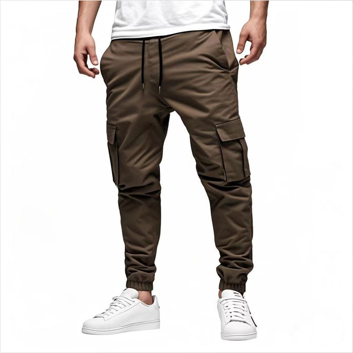 Miles Calloway | Cotton Cargo Jogger Trousers