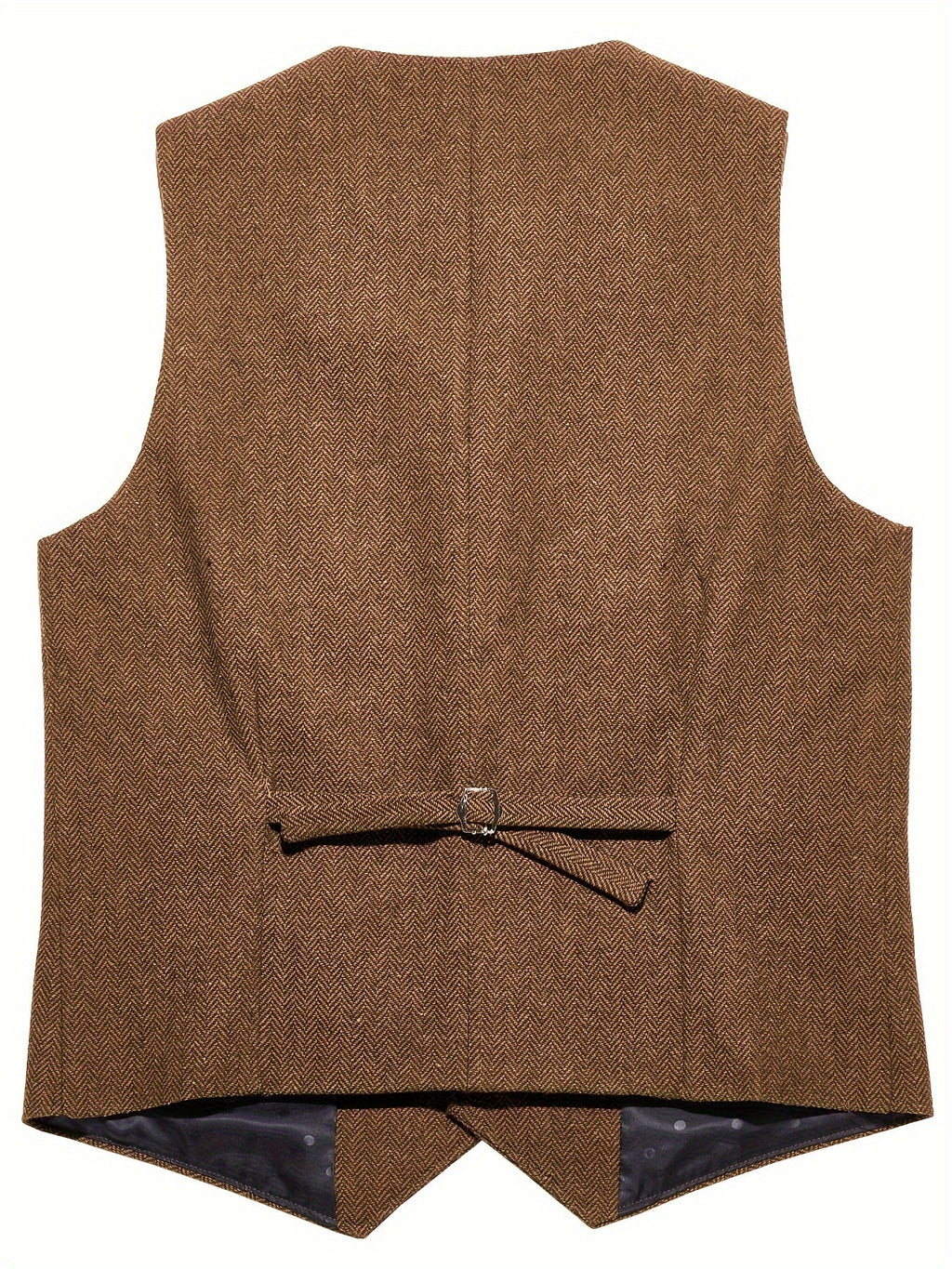 Tobias Sterling | Herringbone Wool Waistcoat for Men