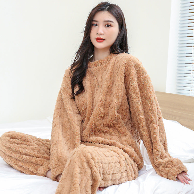 Florence Baker | Flannel Fleece Pyjama Set for Women