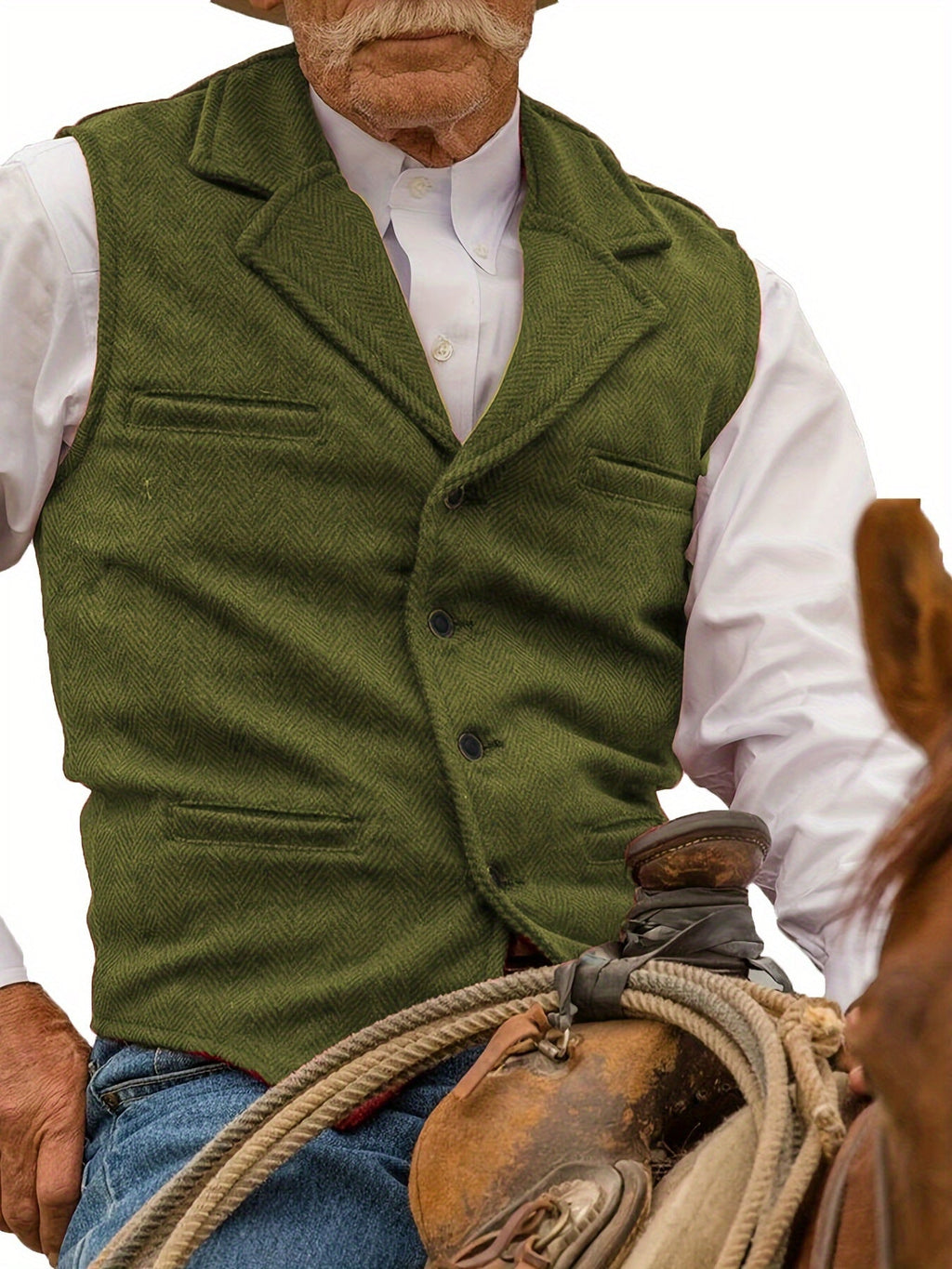 Percy Fairweather | Heritage Herringbone Vest