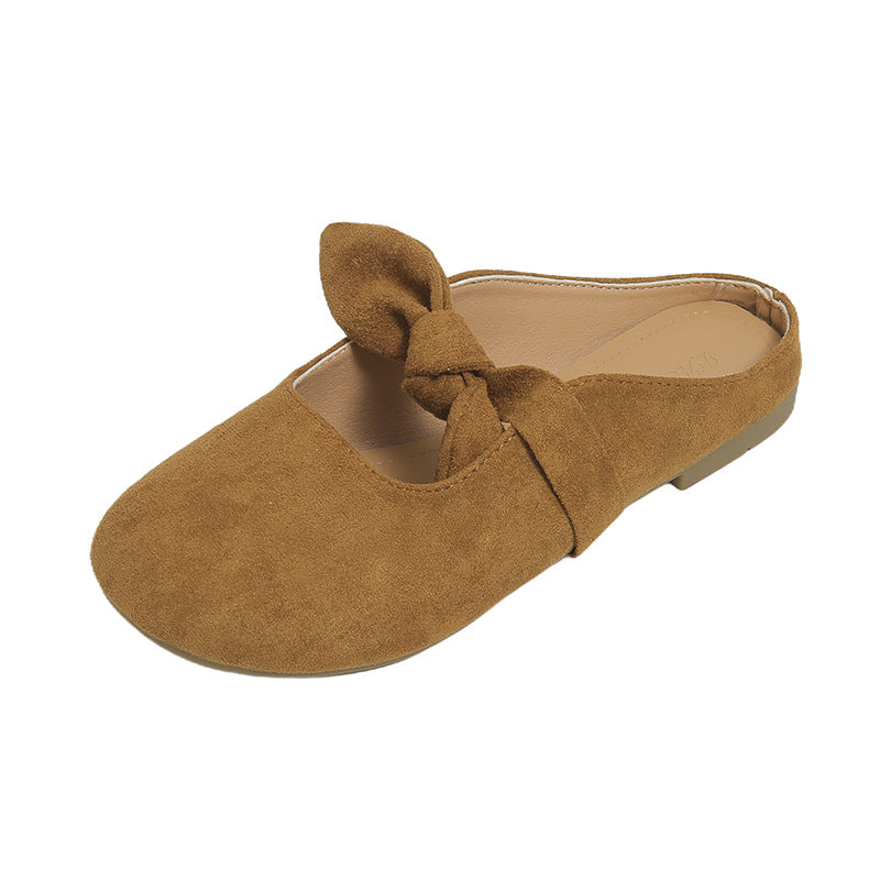 Isla Bramwell | Bow Detail Mule Slippers